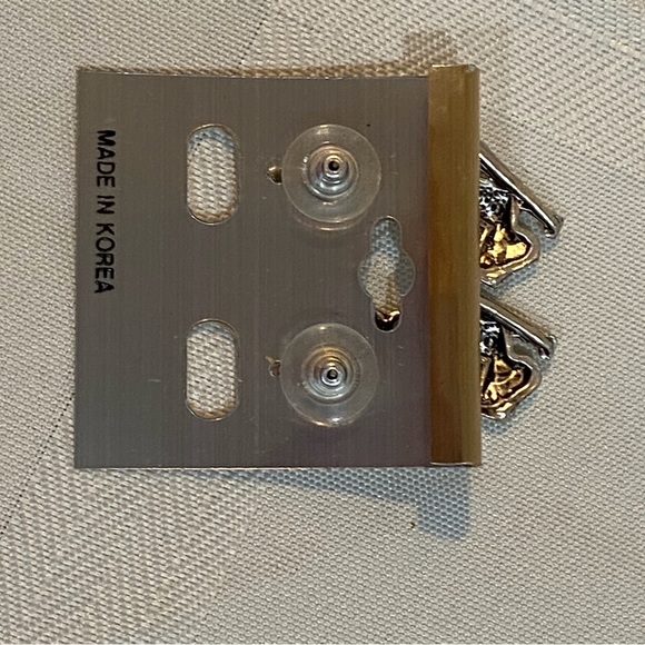 Tofa Earrings (Baseball, silver Color) - Picture 2 of 2